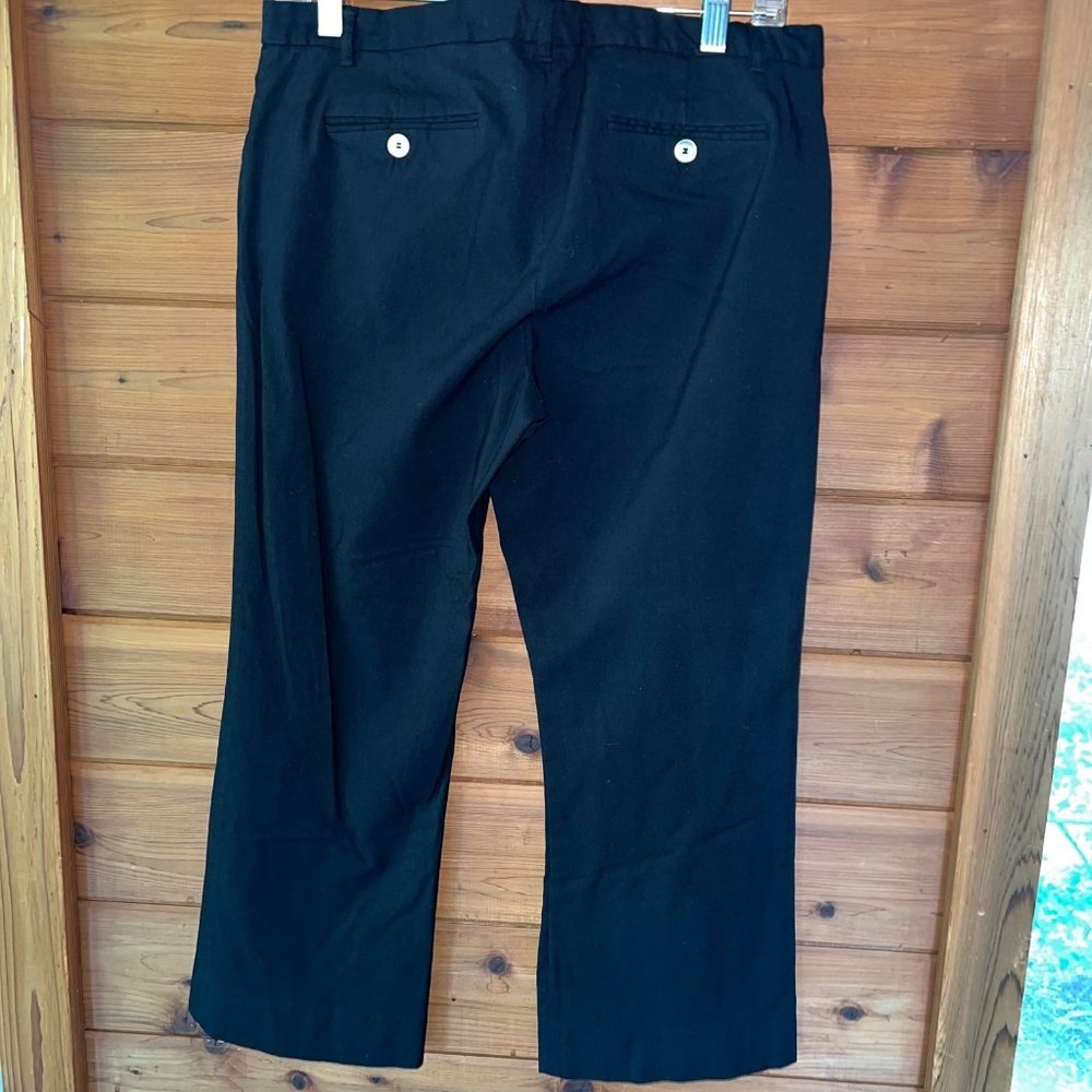 The Limited Black Cropped Dress Capris Size 12 - Picture 3 of 6